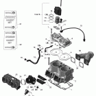MX Z X 800R ETEC Цилиндр и система впрыска