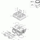 Skandic WT 550F Цилиндр и головка