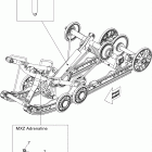 MX Z Adrenaline 800R PTEK Задний амортизатор