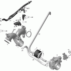 Skandic SWT V800 Впускной коллектор и дроссельная заслонка