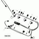 180 Challenger SE 255, 1x255 1503HO Жгут проводов двигателя