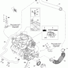 180 Challenger 215, 1x215 1503SCIC Опора двигателя и глушитель воздухозаборника