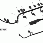 150 Speedster 155 (1503NA) Жгут проводов двигателя
