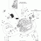205 Utopia SE, 2 x 155 NA Опора двигателя и глушитель воздухозаборника