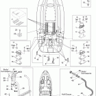 Speedster 200 155NA 09- lower hull and ladder