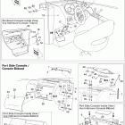 Challenger 230 155NA 09- front console and glove box