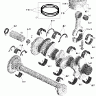 Speedster 150 215IC Коленвал и поршни