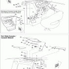 Challenger 230 WAKE 155NA 09- front console and glove box
