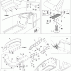 Challenger 230 WAKE 155NA 09- seat, front view