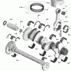 Challenger 230 155NA Коленвал и поршни
