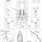 Speedster 200 Twin 4-TEC SCIC, WAKE, Edition 1 09- lower hull and ladder