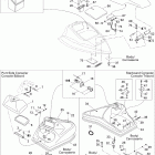 Speedster 200 Twin 4-TEC SCIC, WAKE, Edition 1 09- front console and glove box wake