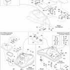 Speedster 200 Twin 4-TEC NA, Edition 1, 2006 09- front console and glove box std