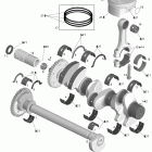 Speedster 200 Twin 4-TEC SC Коленвал и поршни