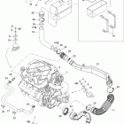 Speedster 200 Twin 4-TEC SCIC, Edition 2 Опора двигателя и глушитель воздухозаборника