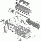 Speedster 200 Twin 4-TEC SC Головка цилиндров