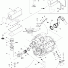 Speedster 200 Twin 4-TEC Опора двигателя и глушитель воздухозаборника