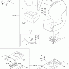 Speedster 200 Twin 4-TEC 09- seat 2, blue