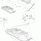 Speedster 200 Twin 4-TEC SC 09- central cover and accessories