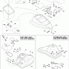 Speedster 200 Twin 4-TEC, 1st edition 09- console, windscreen, glove box