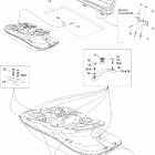 Speedster 200 Twin 4-TEC, 2nd edition 09- central cover and accessories