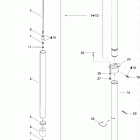 Speedster 1600, 240 ER 09- ski shaft