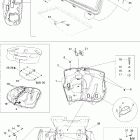 Islandia, 250 OPTI, 240 EFI 09- engine compartment and central cover