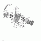 Speedster 200 Twin 4-TEC, 1st edition Крышка картера и генератор