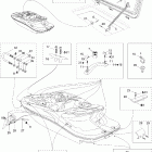 Speedster 200 Twin 4-TEC, 1st edition 09- central cover and accessories