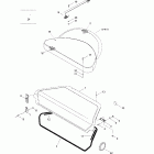 Explorer, 5455 09- front seat and storage cover