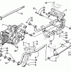 300 Вариатор и опора двигателя