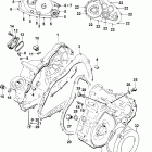 400 2x4 Crankcase cover assembly