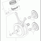 FXBR 1YE9 BREAKOUT (2025) PISTONS AND FLYWHEEL ASSEMBLY - MILWAUKEE-EIGHT™ 1...
