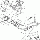 SR230-SRT1000D Выхлопная система 1