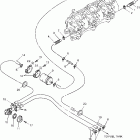 LS2000-LST1200Y Топливная магистраль Starboard Engine