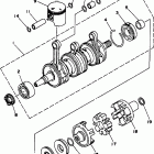 EXCITER 220-EXT1100W Коленчатый вал и Поршень