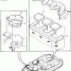 EXCITER-EXT1100U/EXT1100V/EXT1100W Подушка сидения 1