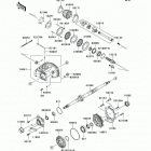 KFX700 (KSV700-B2) Карданный вал - задний