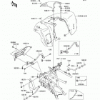 KFX700 (KSV700-A2) Переднее крыло(ья)