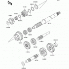 KFX700 (KSV700-B2) Трансмиссия
