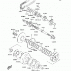 KFX80 (KSF80-A1) Трансмиссия