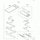 Prairie 700 4x4 (KVF700-A2) Owner's tools