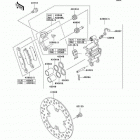 Prairie 700 4x4 (KVF700-A2) Передний тормоз