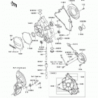 KFX700 (KSV700-B2) Крышки двигателя