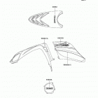 KFX700 (KSV700-A2) Decals(green)(ksv700-a2)