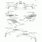 Brute Force 650 4x4 (KVF650-D1) Decals(red)