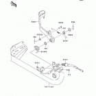 Brute Force 650 4x4 (KVF650-D1) Педаль тормоза