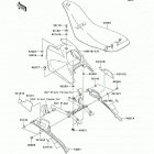 KFX700 (KSV700-B2) Сидение