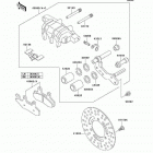 CANADA ONLY (KLF300-C16) Front brake(c16 / c17)