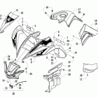 450 XC Front body assembly (4cusp)